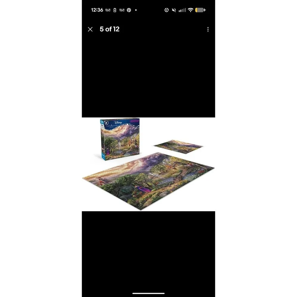 SEALED Thomas Kinkade Disney Jigsaw Puzzle Evil Queen NIB